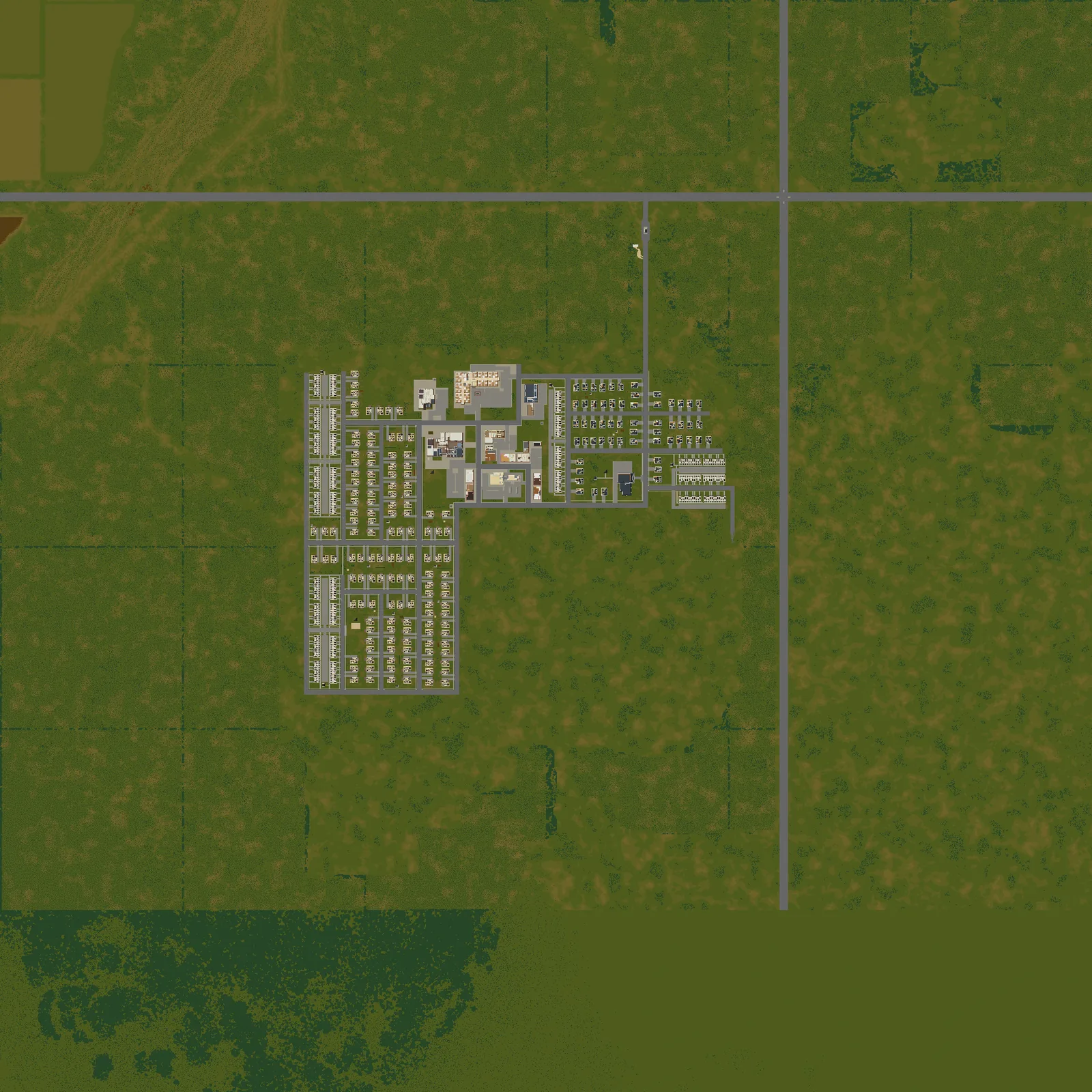 Project Zomboid March Ridge map - the gated southern community grid