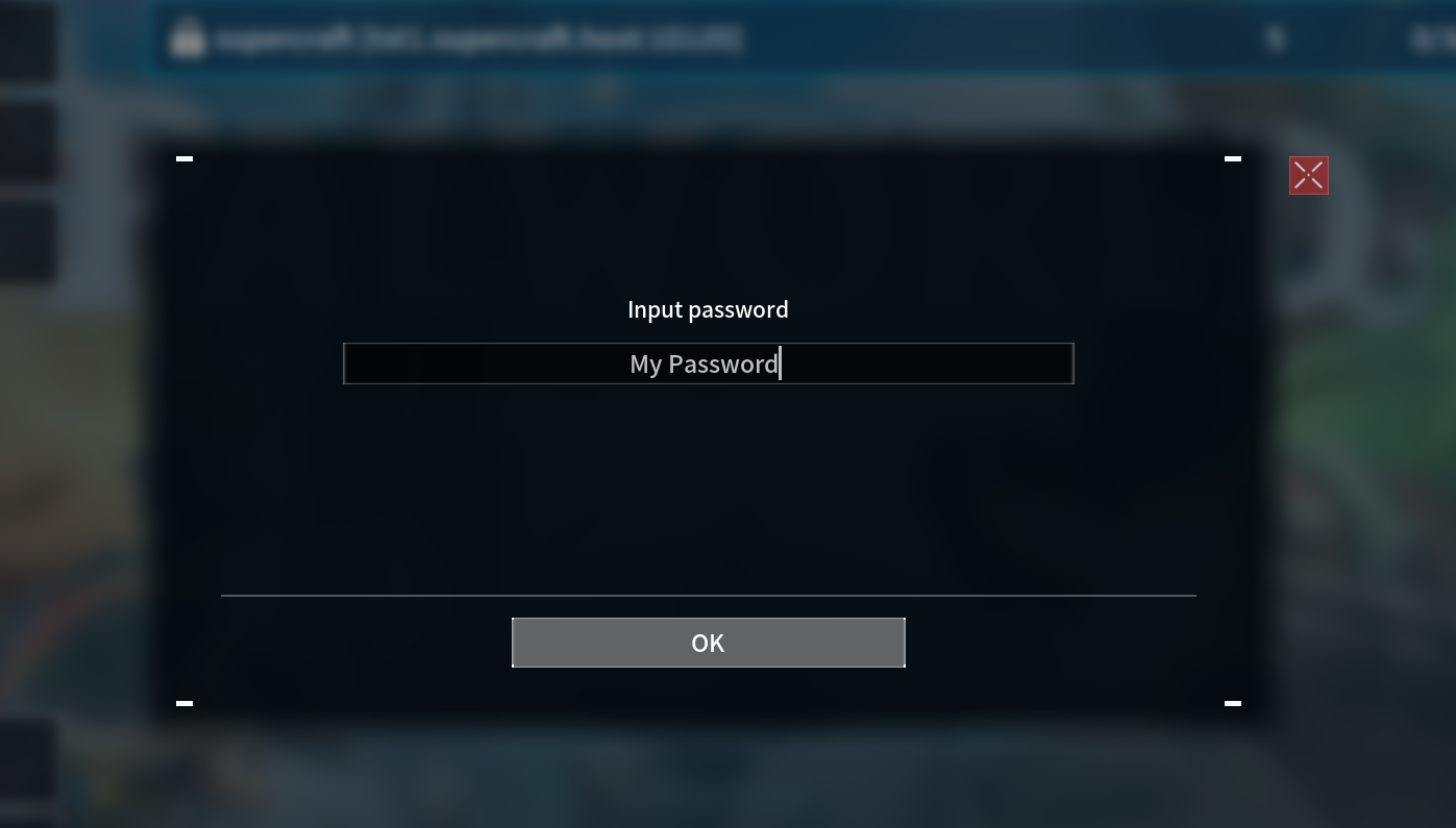 Palword Server Password