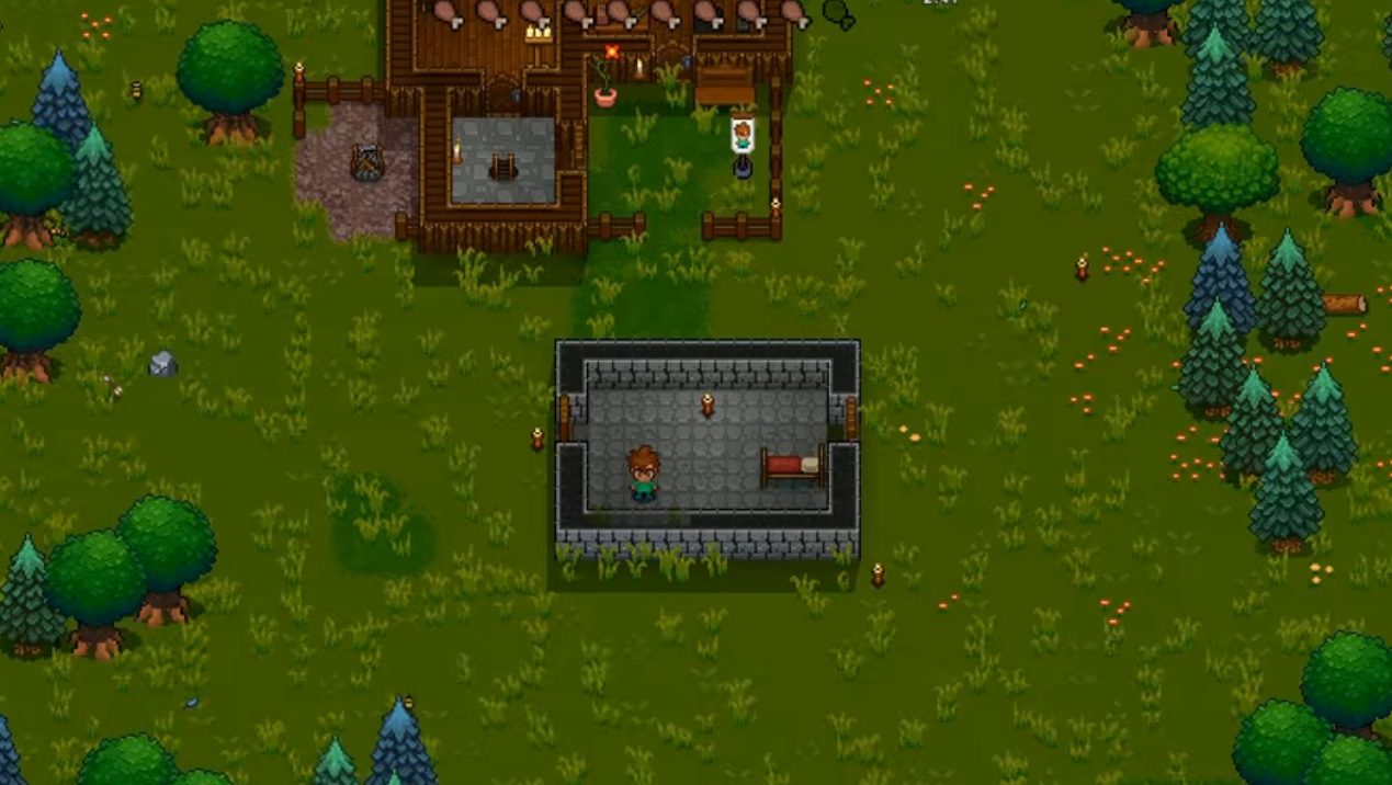 Necesse 1.0 survival game screenshot showing brutal difficulty gameplay