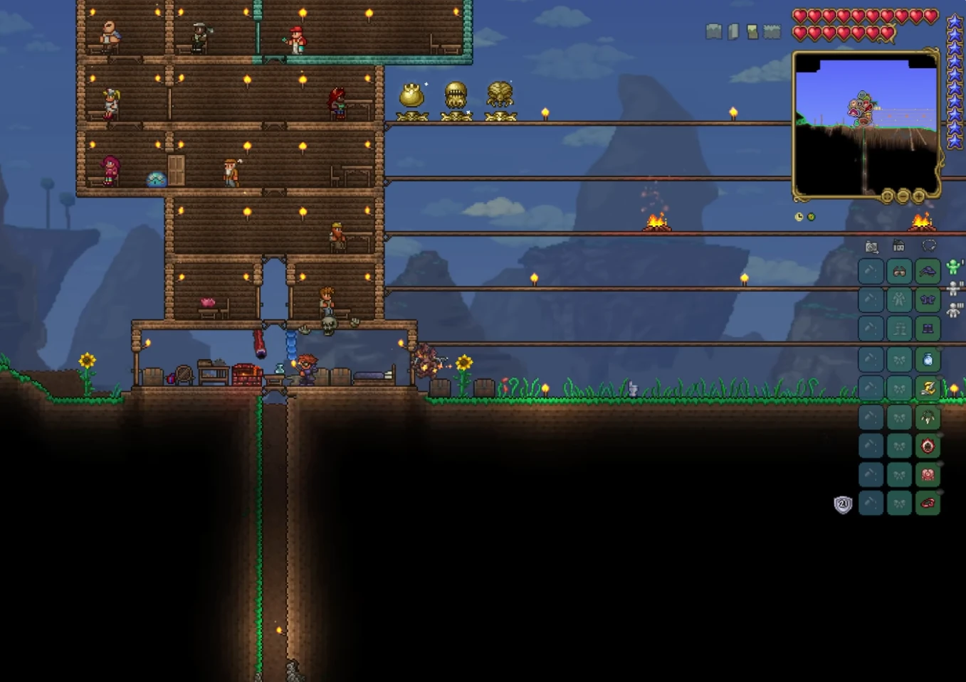 Terraria boss arena