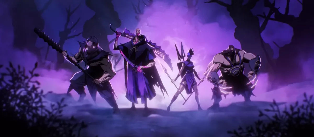 V Rising vampire castle scene