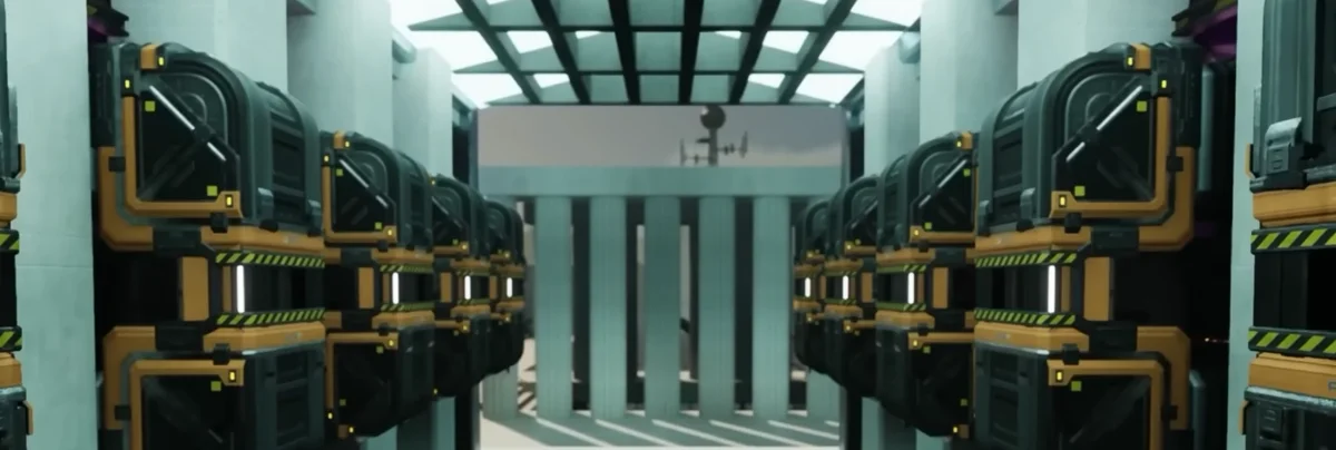 Satisfactory 1.2 update preview showing fluid transport improvements and factory optimization