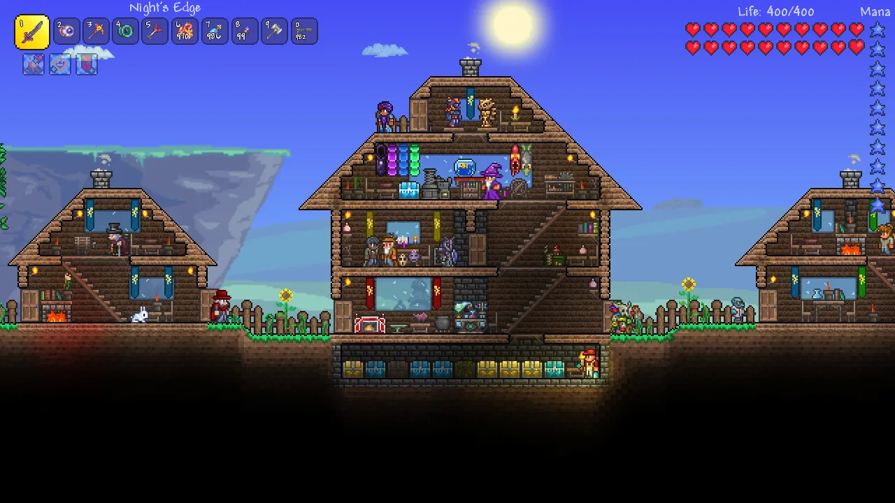 Terraria dedicated server hosting screenshot