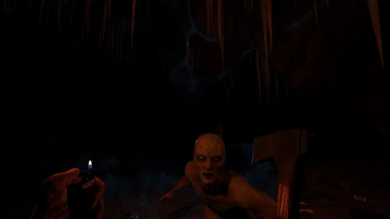 The Forest survival at night