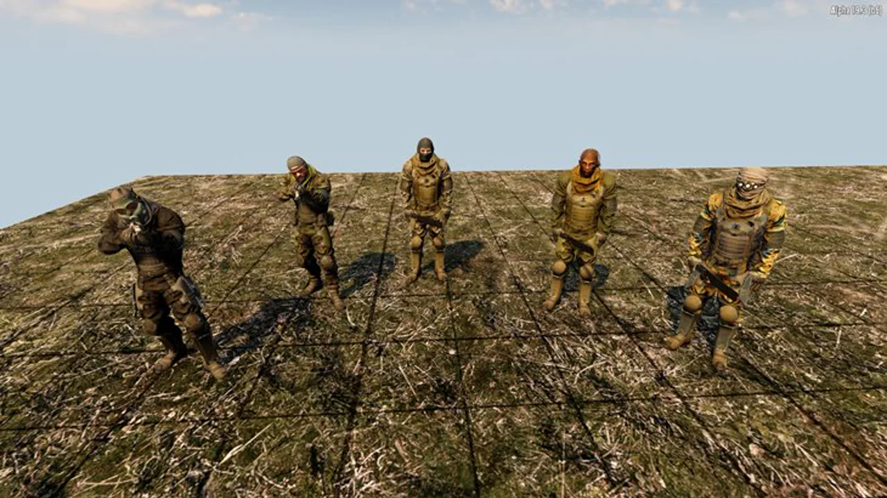 Wasteland overhaul combat screenshot with mutants and raiders