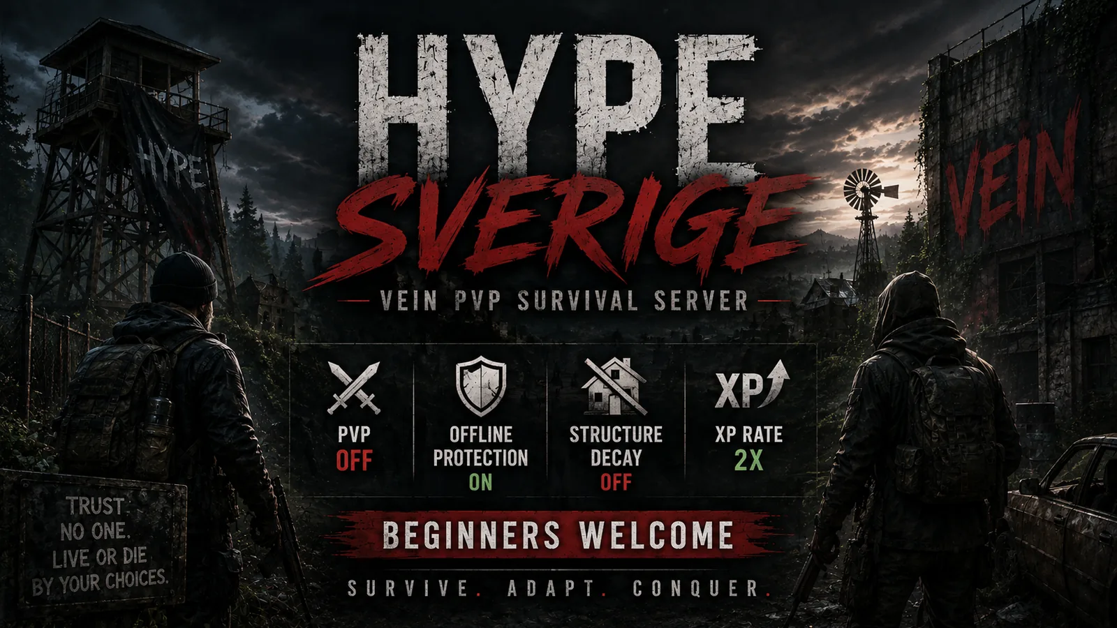 HYPE SVERIGE | VEIN Survival Server